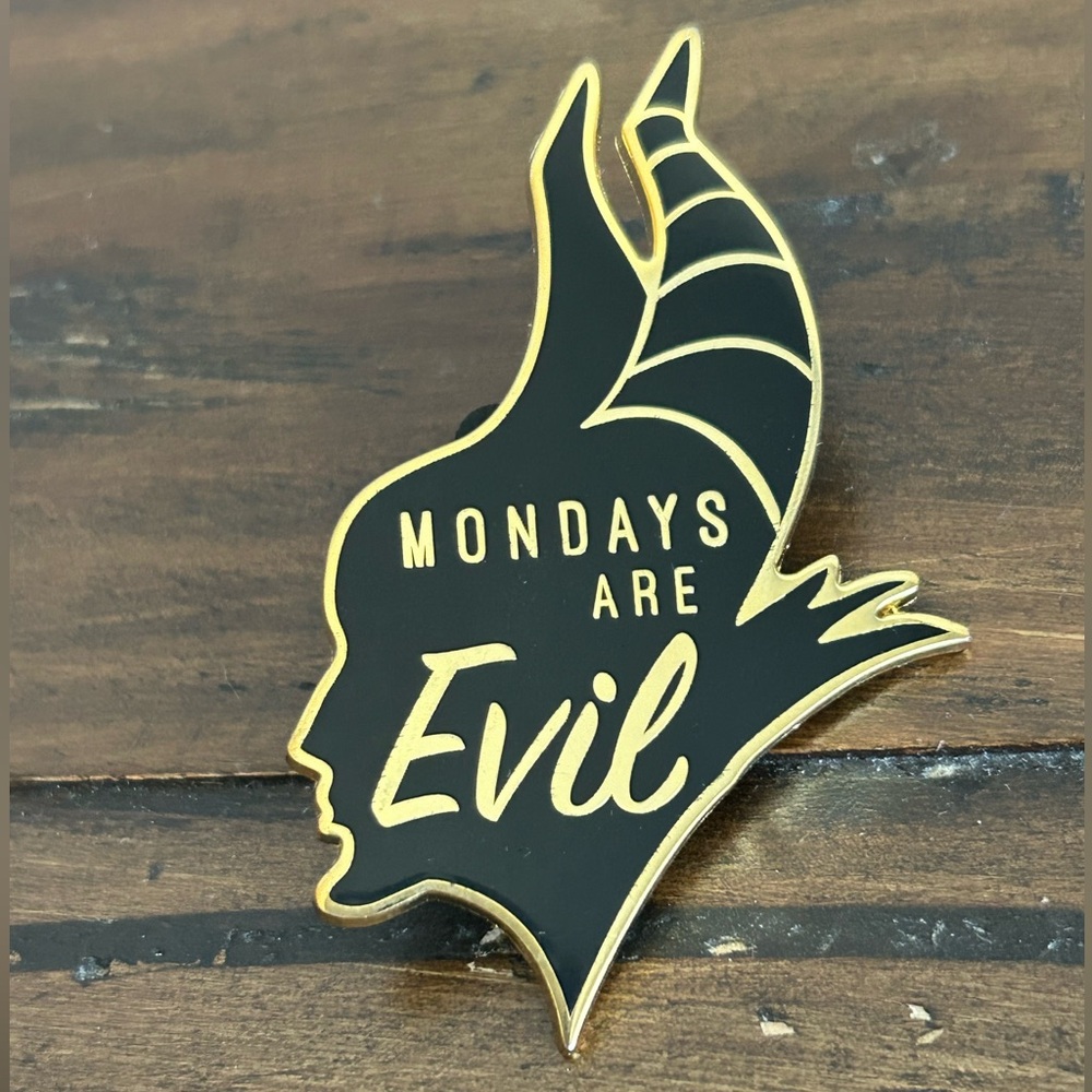 Mondays Are Evil Maleficent Disney Villain Pin Evil Princess Series